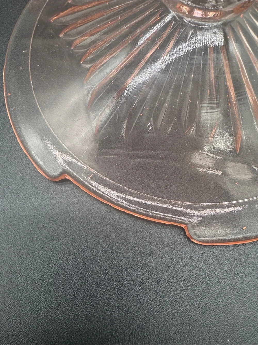 Vintage Style Pink Glass Lidded Candy Dish - Home Accents